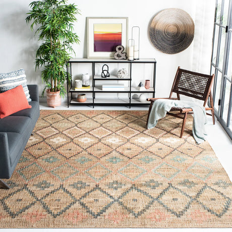 Safavieh Kilim 10'-0" x 14'-0" Rug in Natural / Blue