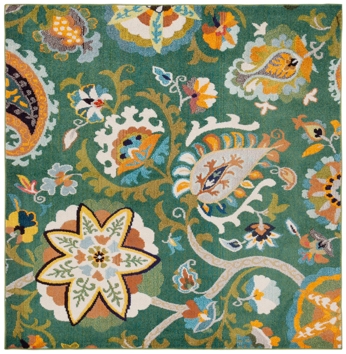 Safavieh Monaco 6'-7" x 6'-7" Rug in Green / Sage