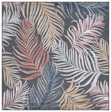 Safavieh Cabana 6'-5" x 6'-5" Rug in Black / Rust