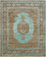 Safavieh Tangier 8'-0" x 10'-0" Rug in Seafoam / Beige