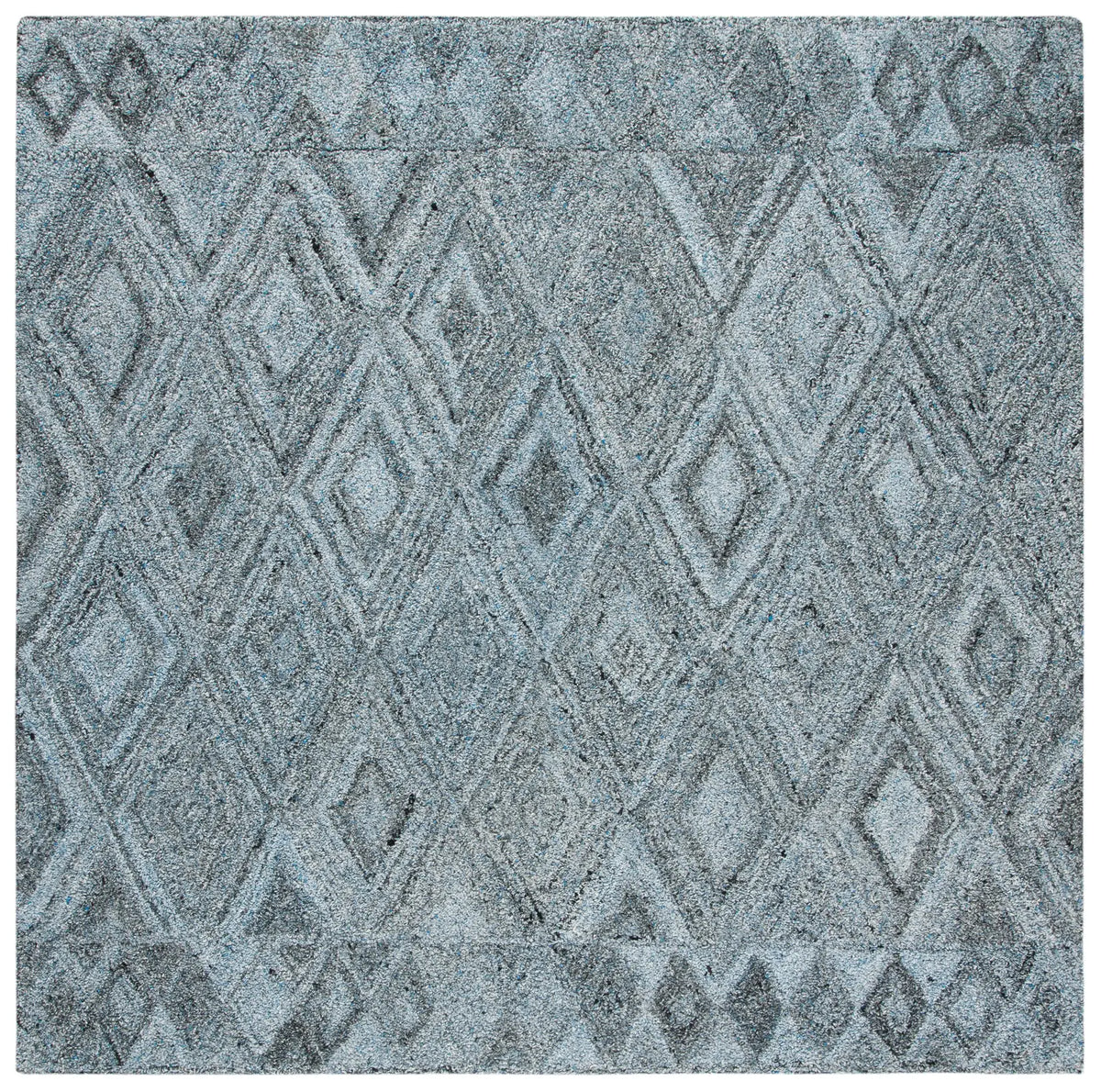 Safavieh Abstract 6'-0" x 6'-0" Rug in Blue / Black