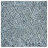 Safavieh Abstract 6'-0" x 6'-0" Rug in Blue / Black