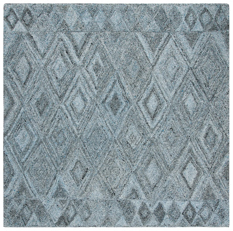 Safavieh Abstract 6'-0" x 6'-0" Rug in Blue / Black