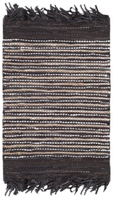 Safavieh Vintage Leather 2'-0" x 3'-0" Rug in Dark Brown / Multi