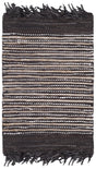Safavieh Vintage Leather 2'-0" x 3'-0" Rug in Dark Brown / Multi