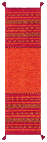 Safavieh Montauk 2'-6" x 10'-0" Rug in Orange / Red