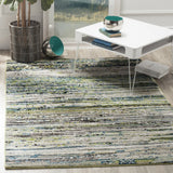 Safavieh Porcello 4'-0" x 6'-0" Rug in Cream / Green