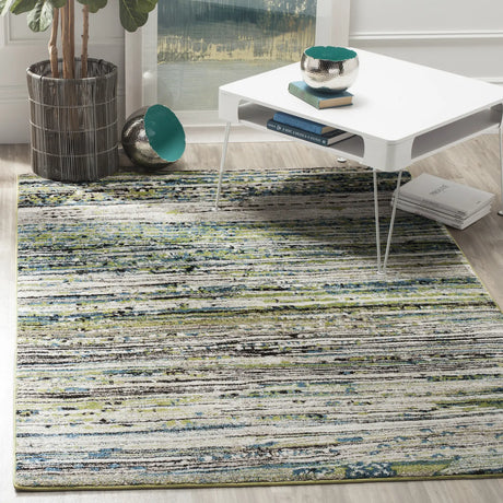 Safavieh Porcello 4'-0" x 6'-0" Rug in Cream / Green