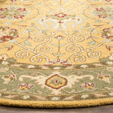 Safavieh Antiquity 6'-0" x 6'-0" Rug in Gold