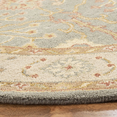 Safavieh Antiquity 6'-0" x 6'-0" Rug in Blue / Ivory