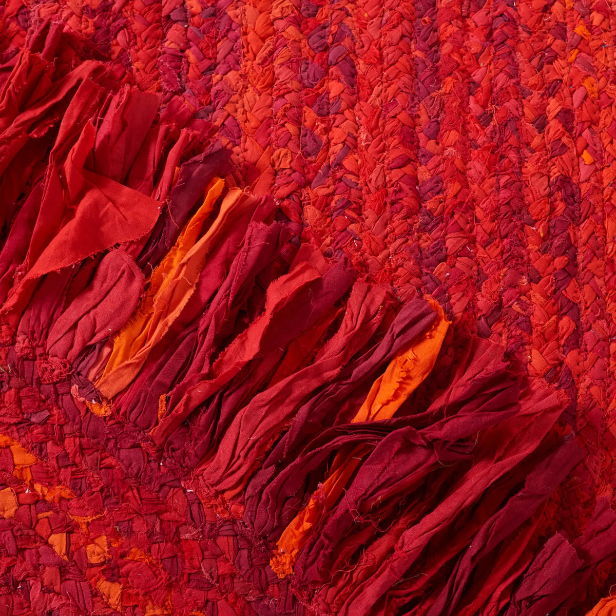 Safavieh Braided 5'-0" x 8'-0" Rug in Red