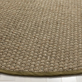 Safavieh Natural Fiber 6'-0" x 6'-0" Rug in Natural / Olive