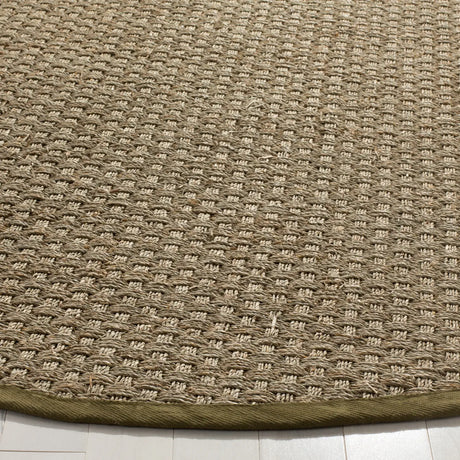 Safavieh Natural Fiber 6'-0" x 6'-0" Rug in Natural / Olive