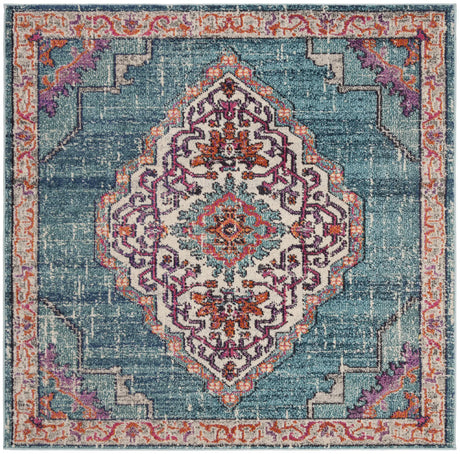 Safavieh Monaco 5'-0" x 5'-0" Rug in Blue / Multi