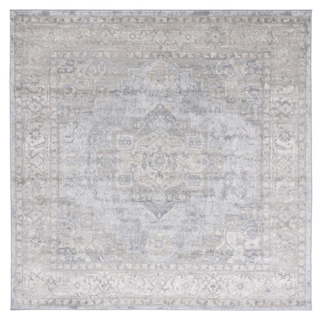 Safavieh Brentwood 6'-7" x 6'-7" Rug in Grey / Beige
