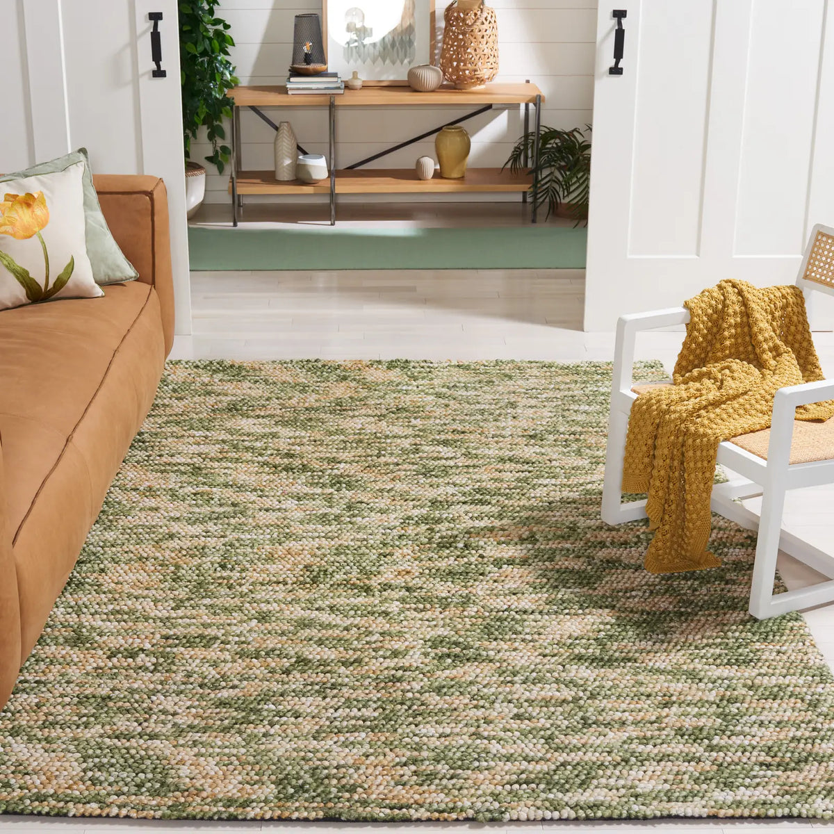 Safavieh Natura 6'-0" x 9'-0" Rug in Yellow / Green