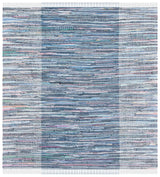Safavieh Rag Rug 6'-0" x 6'-0" Rug in Purple / Blue