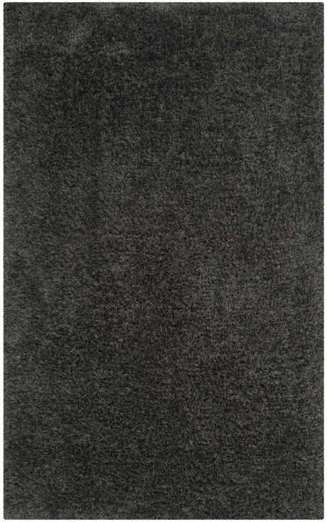 Safavieh Supreme Shag 4'-0" x 6'-0" Rug in Dark Grey