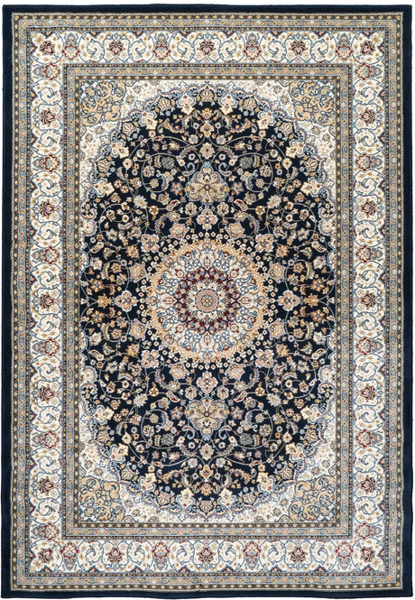 Dynamic Rugs Ancient Garden 57119 Blue / Ivory Rugs - Rectangular