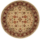 Safavieh Heritage 6'-0" x 6'-0" Rug in Ivory / Red