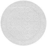 Safavieh Tulum 10'-0" x 10'-0" Rug in Light Grey / Ivory