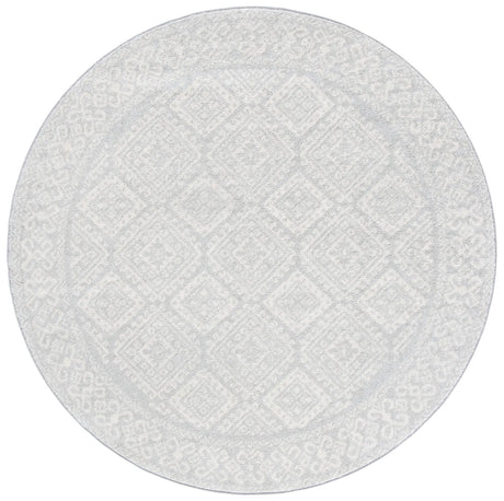 Safavieh Tulum 10'-0" x 10'-0" Rug in Light Grey / Ivory
