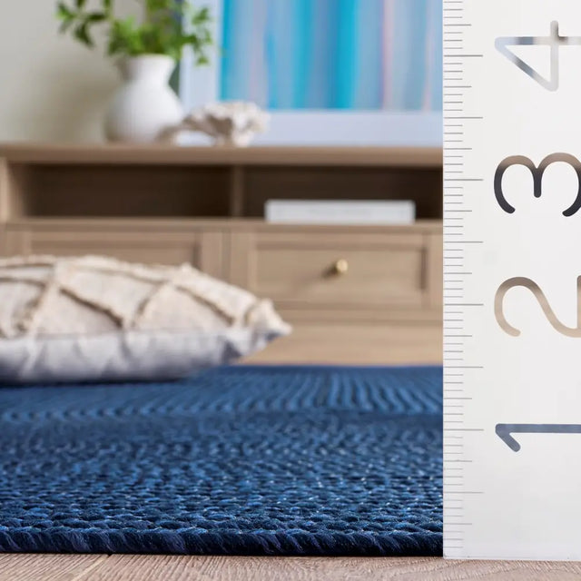 Safavieh Braided 5'-0" x 8'-0" Rug in Navy