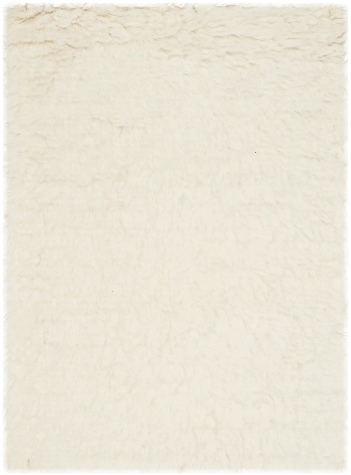 Safavieh Flokati 2'-0" x 3'-0" Rug in Ivory