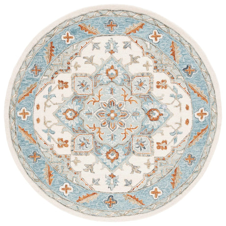Safavieh Metro 6'-0" x 6'-0" Rug in Ivory / Blue