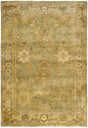 Safavieh Oushak 4'-0" x 6'-0" Rug in Green / Beige