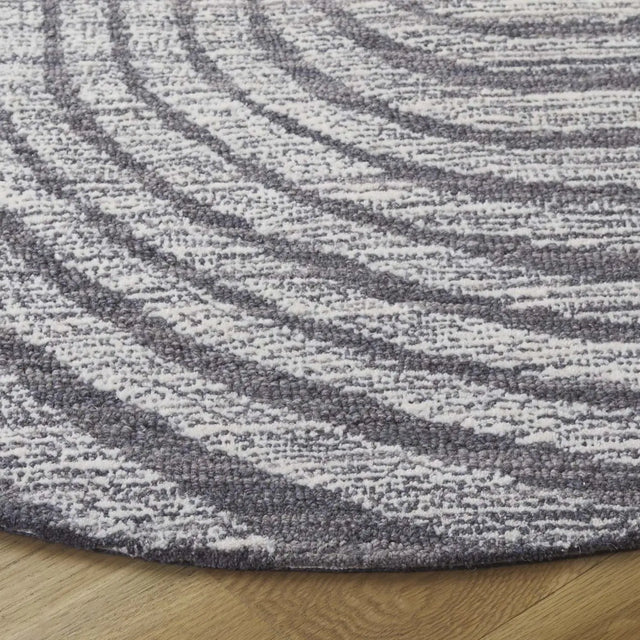 Safavieh Novelty 3'-0" x 3'-0" Rug in Charcoal / Grey