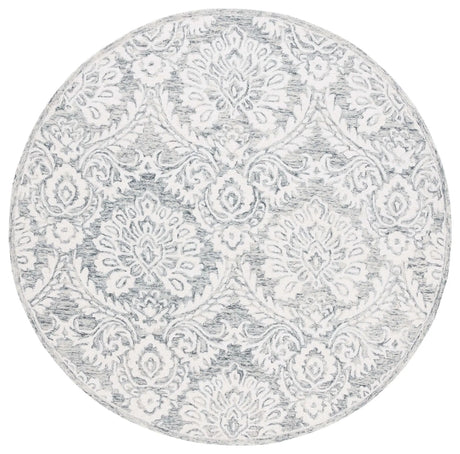 Safavieh Blossom 6'-0" x 6'-0" Rug in Grey / Ivory