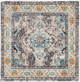 Safavieh Monaco 5'-0" x 5'-0" Rug in Grey / Light Blue