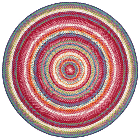 Safavieh Braided 5'-0" x 5'-0" Rug in Multi