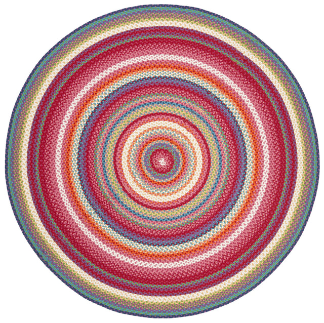 Safavieh Braided 5'-0" x 5'-0" Rug in Multi