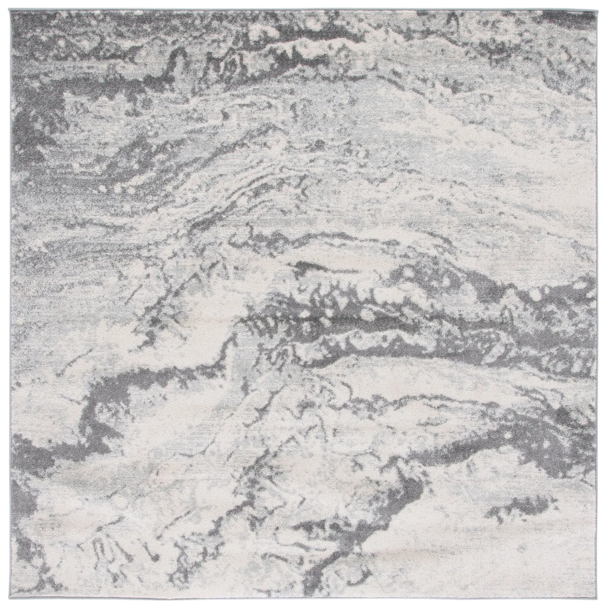 Safavieh Tulum 6'-7" x 6'-7" Rug in Ivory / Grey