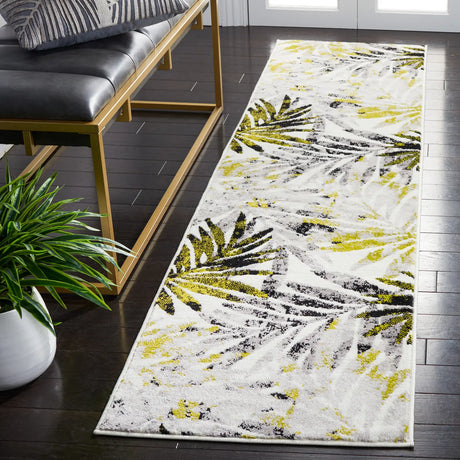 Safavieh Skyler 2'-0" x 8'-0" Rug in Black / Green