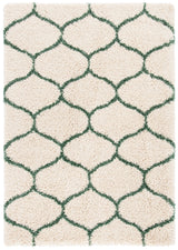 Safavieh Hudson Shag 4'-0" x 6'-0" Rug in Ivory / Green