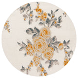 Safavieh Jardin 6'-0" x 6'-0" Rug in Ivory / Gold