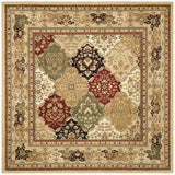 Safavieh Lyndhurst 8'-0" x 8'-0" Rug in Multi / Beige