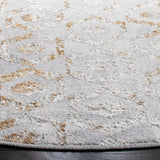 Safavieh Orchard 6'-7" x 6'-7" Rug in Grey / Gold