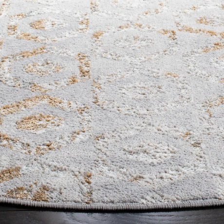 Safavieh Orchard 6'-7" x 6'-7" Rug in Grey / Gold