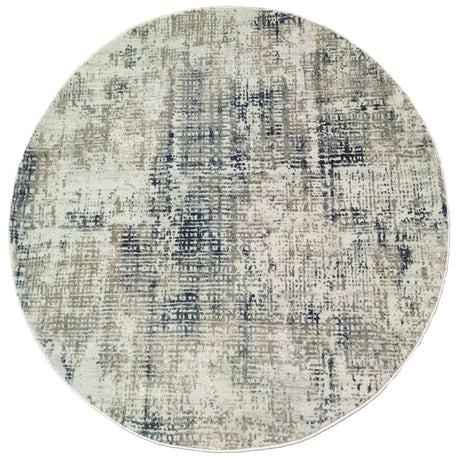 Dynamic Rugs Quartz 27035 Grey Rugs - Round