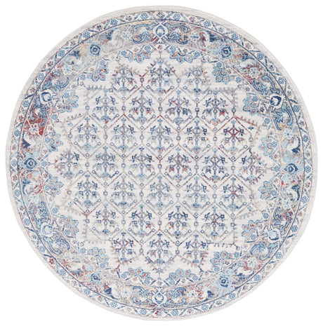 Safavieh Brentwood 5'-0" x 5'-0" Rug in Ivory / Blue