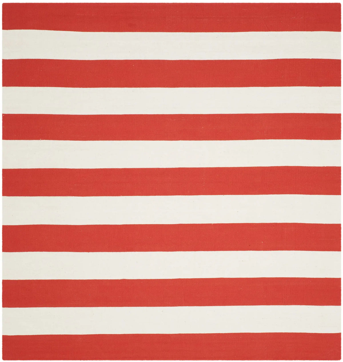 Safavieh Montauk 6'-0" x 6'-0" Rug in Rust / Ivory