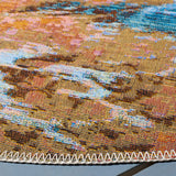 Safavieh Barbados 500 6'-6" x 6'-6" Rug in Gold / Blue