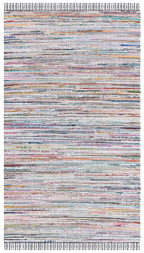 Safavieh Rag Rug 4'-0" x 6'-0" Rug in Black / Pink
