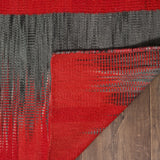 Safavieh Kilim 8'-0" x 10'-0" Rug in Red / Charcoal