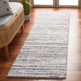 Safavieh Rumi Shag 2'-2" x 8'-0" Rug in Dark Grey / Ivory
