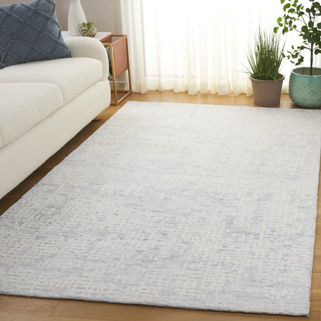 Safavieh Ebony 4'-0" x 6'-0" Rug in Silver / Ivory
